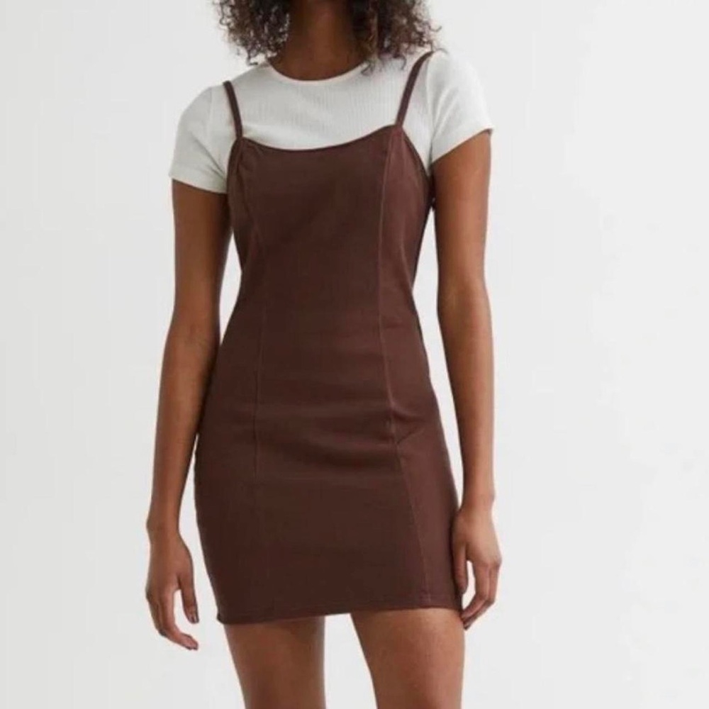 H&M Brown Mini Dress
